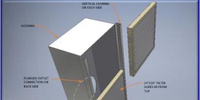 Fan Intake Filter Housing